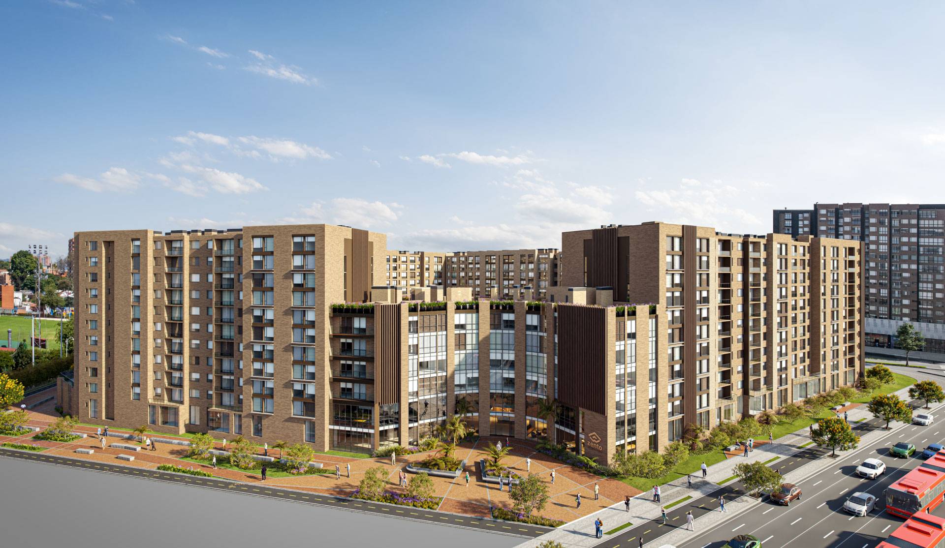 Proyecto Zento Apartamentos en Bogotá - Vivienda nueva desde 27m² - Ingeurbe