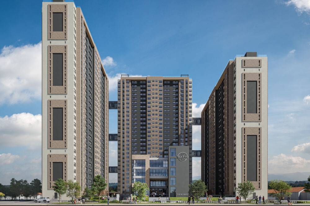 Fachada proyecto Madero Los Robles - Apartamentos nuevos desde 36m² en Bogotá - Ingeurbe